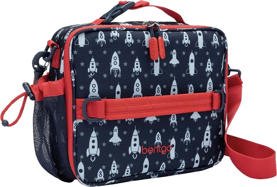 Lancheira Escolar Bentgo Kids Prints Space Rockets