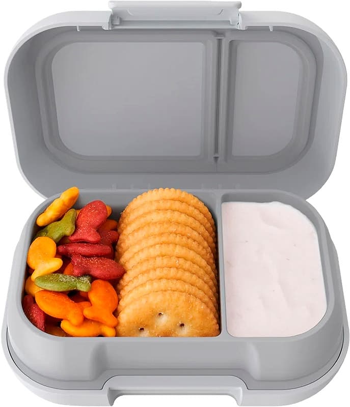 Lancheira Escolar Bentgo Kids Snack Container Bgkdsnk-Y Cinza