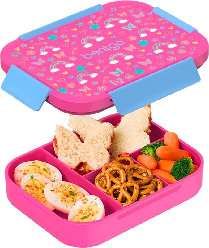 Lancheira Escolar Bentgo Kids Snap & Go Rainbows