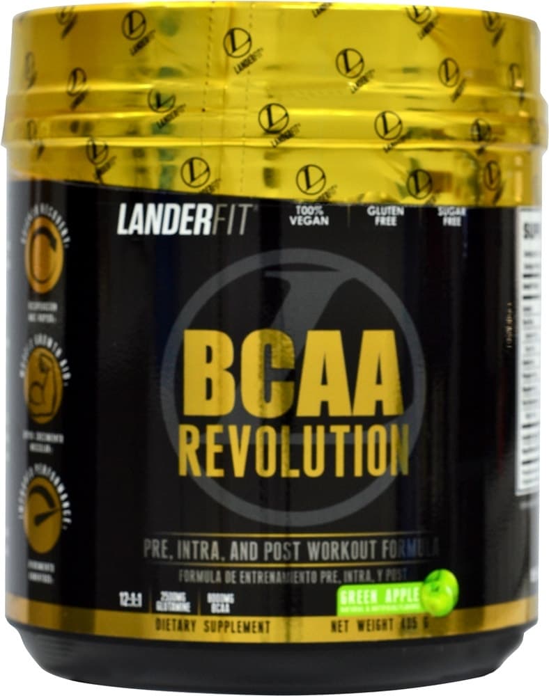 Bcaa Landerfit Revolution Maçã Verde - 405G