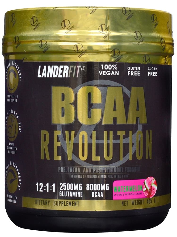 Fórmula de Treino Landerfit Bcca Revolution Sabor Melancia 405G