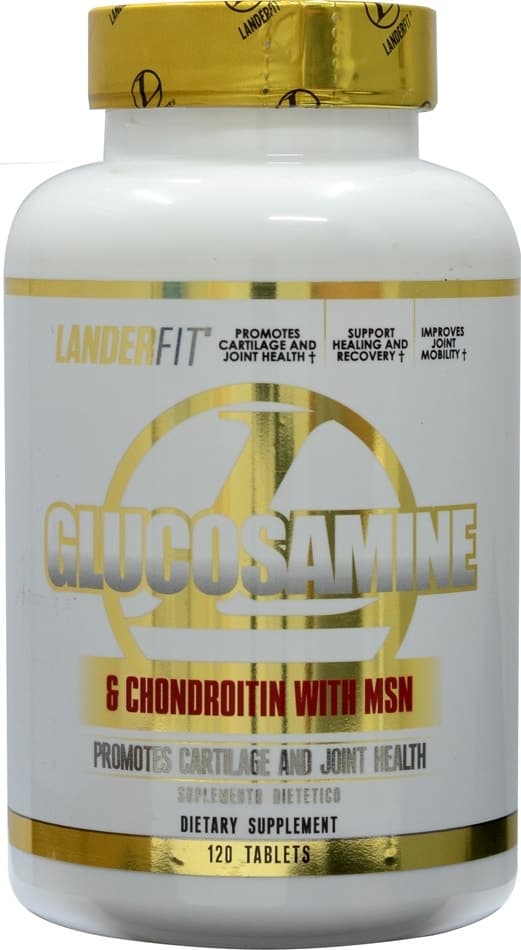 Suplemento Landerfit Glucosamine Chondroitin With Msn (120 Cápsulas)