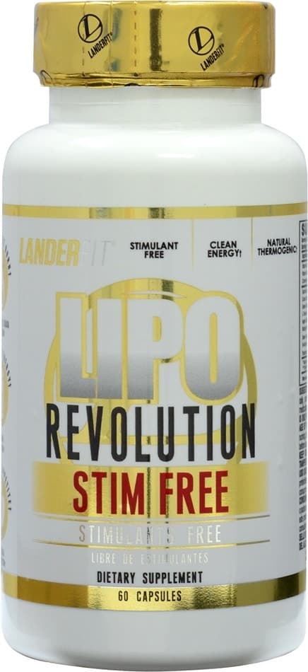Suplemento Landerfit Lipo Revolution Stim Free (60 Cápsulas)