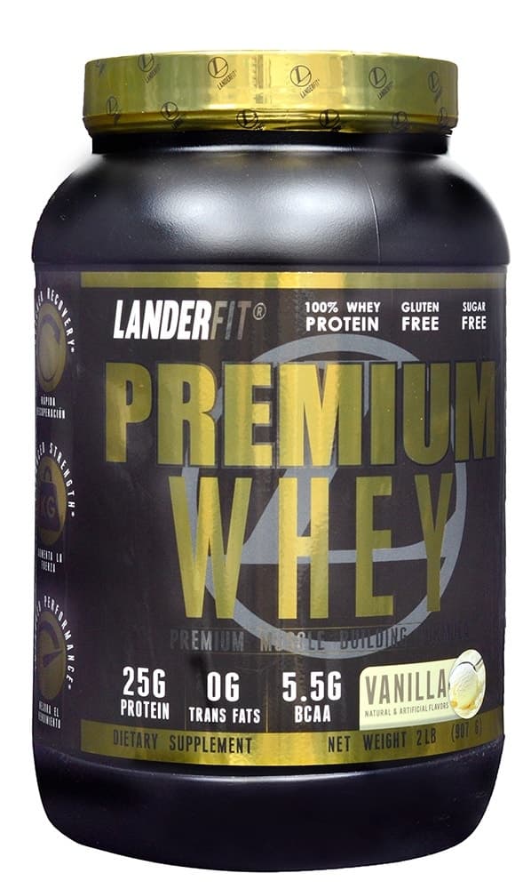 Whey Protein Baunilha Landerfit Premium 907G