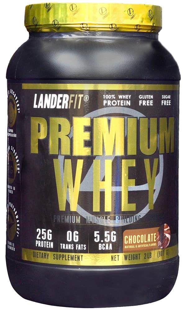 Whey Protein Chocolate Landerfit Premium 907G