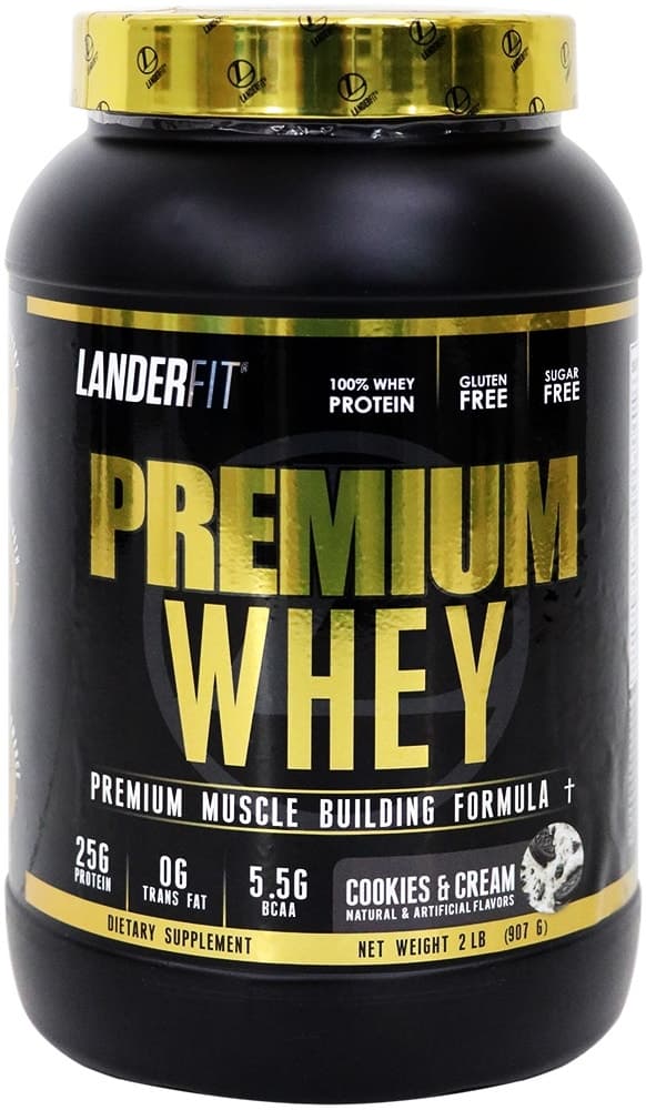 Whey Protein Landerfit Cookie & Cream (907G)