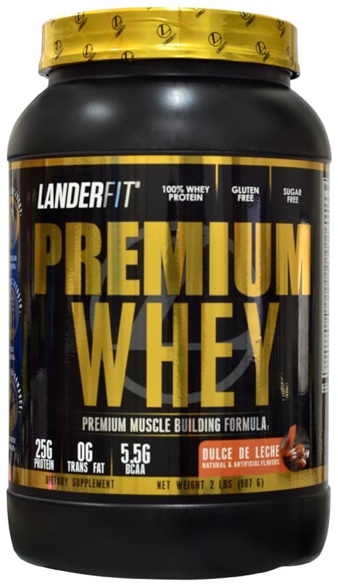 Whey Protein Landerfit Dulce de Leche 907G - 2Lbs