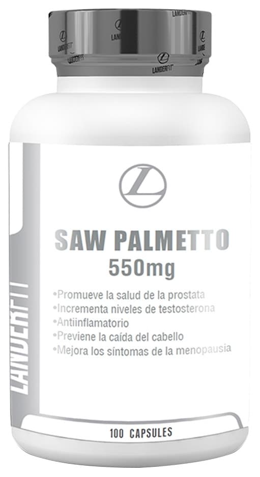 Suplemento Landerfit San Palmetto 550MG (100 Cápsulas)