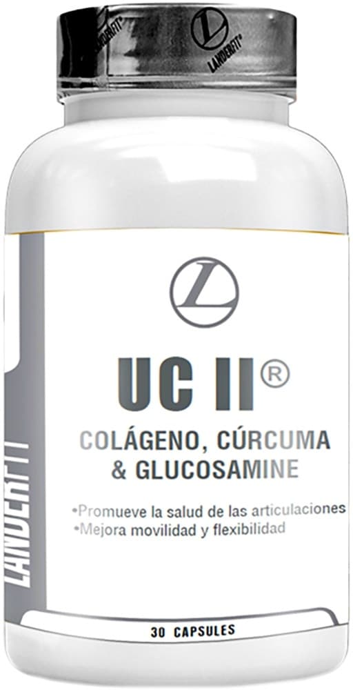 Colágeno Uc Ii Landerfit Cúrcuma & Glucosamina (30 Cápsulas)