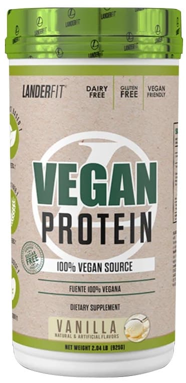Proteína Vegana Landerfit 100% Vegana Baunilha 925G