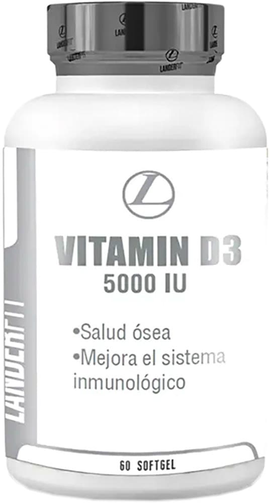 Vitamina D3 5000 Ui Landerfit (60 Softgels)