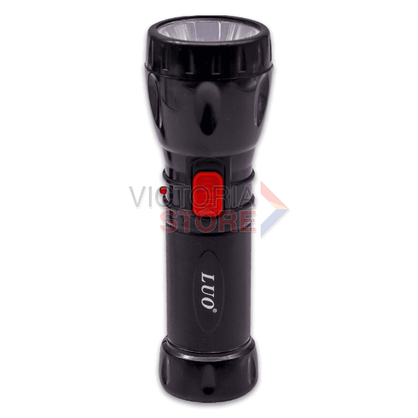 Lanterna Recarregável Luo Lu-313 1W 100M 400Mah 110-220V ~ 50/60Hz Preto