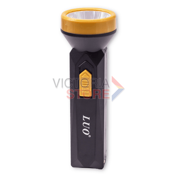 Lanterna Recarregável Luo Lu-314 1W 100M 400Mah 110-220V ~ 50/60Hz Preto/Dourado