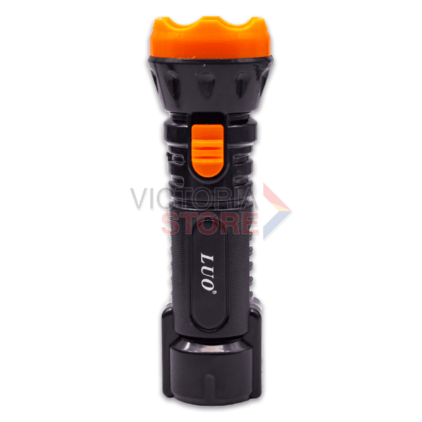 Lanterna Recarregável Luo Lu-315 1W 80M 400Mah 110-220V ~ 50/60Hz Preto/Laranja
