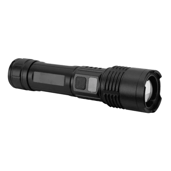 Lanterna LED Tucano Tc-622 Police Light Com Rbg Recarregável 800mAh Preto