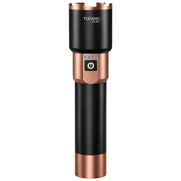 Lanterna LED Tucano TC-A68 / Recarregável - Preto/Dourado