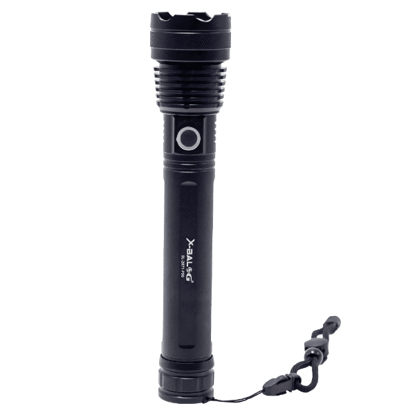 Lanterna X-Balog Bl-2071-P90 Recarregável Preto