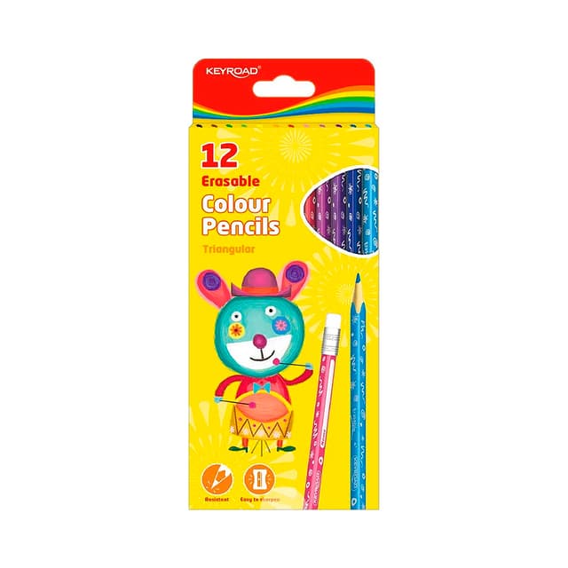 Lápis de Cor Keyroad Erasable Kr971453 12 Unidades