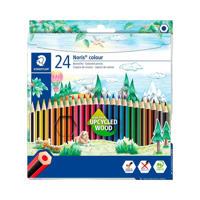 Lápis de Color Staedtler Noris Colour 185 C24 24 Unidades