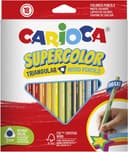 Anúncio: Lápis de Cor Carioca Supercolor Triangular - 44804 (18 cores)