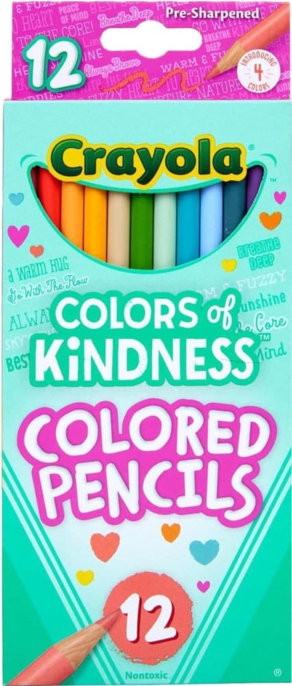 Lápis de Cor Crayola Colors of Kindness 12 Unidades