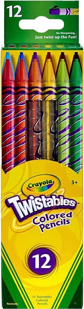 Lápis de Cor Crayola Twistables 12 Unidades