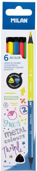 Anúncio: Lápis de Cor Milan Bicolor - 07123306B (6 Unidades)