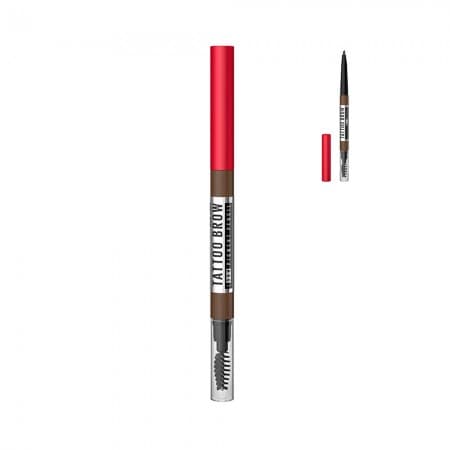 Lápis de Sobrancelha Maybelline Tattoo Brow Pigment Pencil Dark Brown