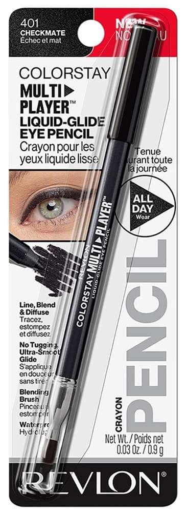 Lápis para Olhos Revlon ColorStay Multiplayer 401 Checkmate - 0.9G