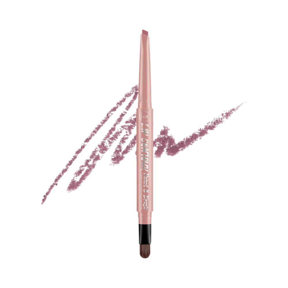 Lápis Delineador de Lábios J.Cat Contour Pencil & Brush Lcp212 Mystic Mauve Beige 0,22G