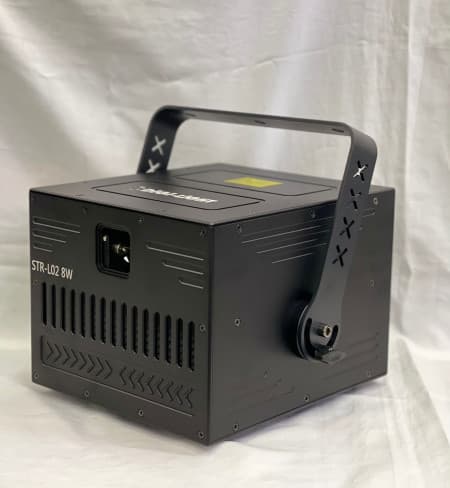 Laser Digi Light 8W Fullcolor ILDA/RJ45 com Case
