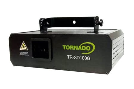 LASER TORNADO SD-100G VERDE SD/ILDA 500MV