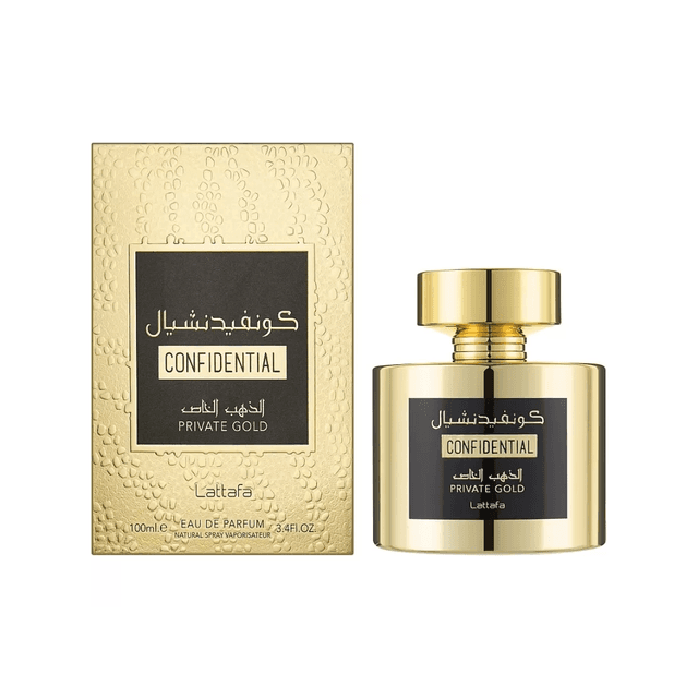Perfume Lattafa Confidential Private Gold 100ml EDP