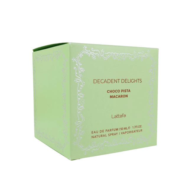 Perfume Lattafa Decadent Delights Choco Pista Macaron 50ml