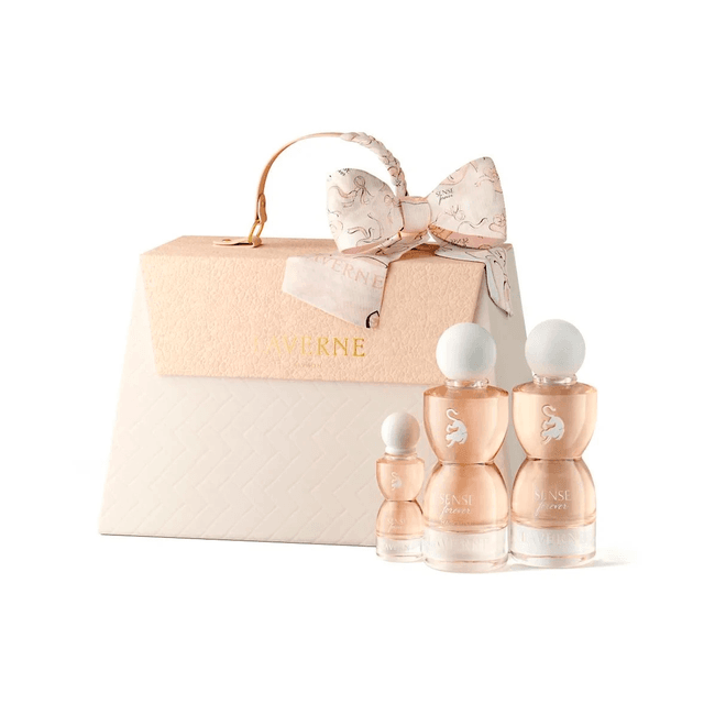 Kit Perfume Laverne Sense Forever Riyadh Eau de Parfum 75ml + 15ml + Hair Mist