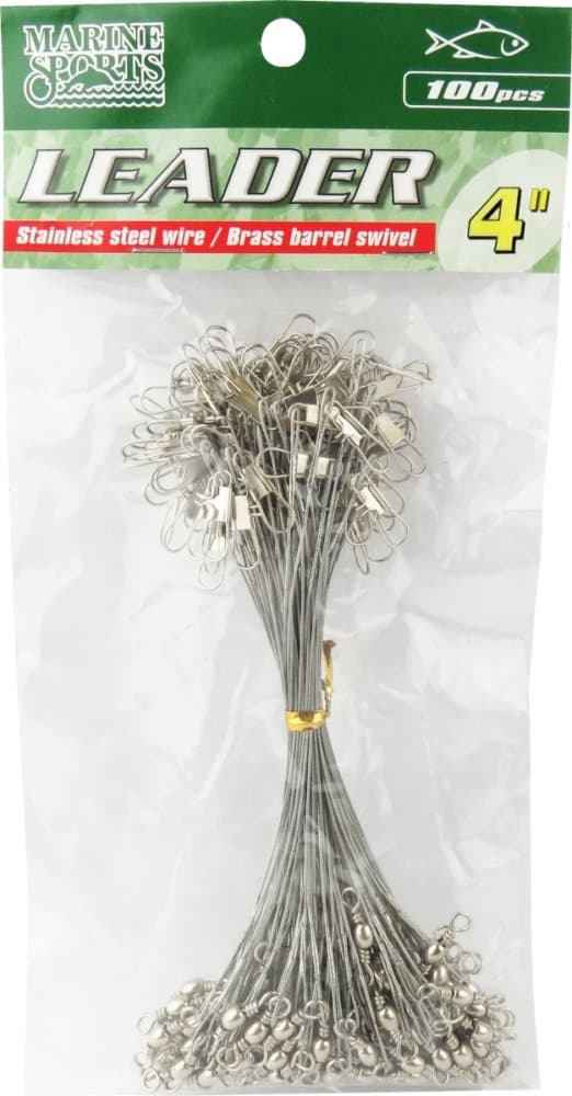 Leader Marine Sports 4" com 100 Peças 10CM 20LBS