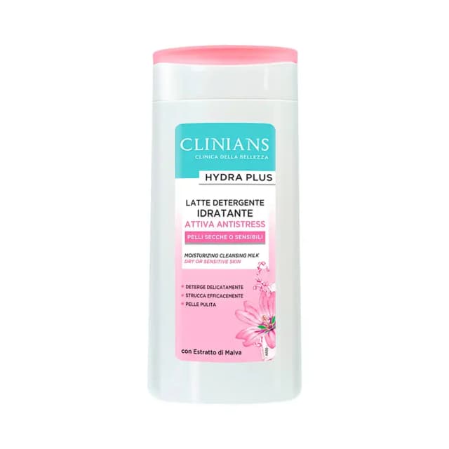 Leite de Limpeza Clinians Hydra Plus Attiva Antistress 200ml