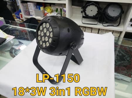 LED Par Yr-1150 Digi Light 18*3W 4 Em 1 Rgbw