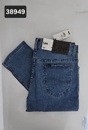 Calça Lee Morton Masculina 38 Azul Tam. 38
