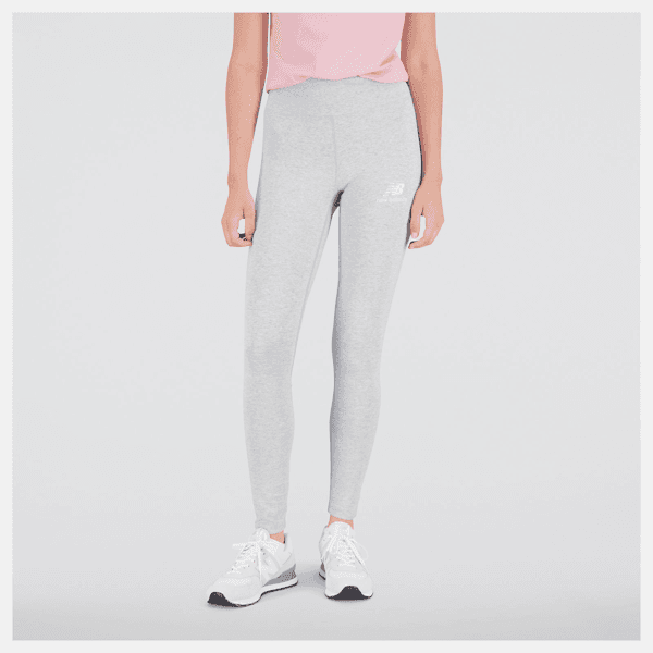 Legging Feminino New Balance Essentials Stacked Logo Cotton