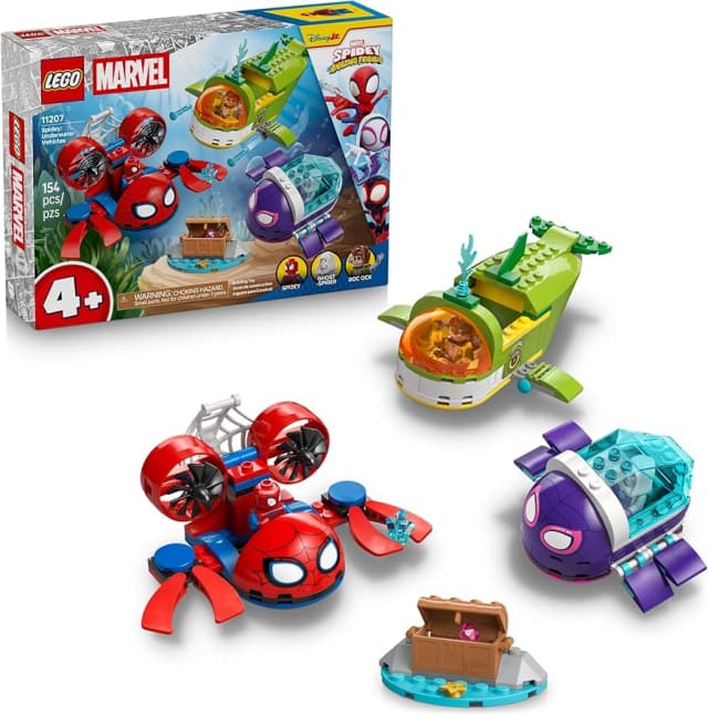 Veículos Submarinos Lego 11207 Spidey