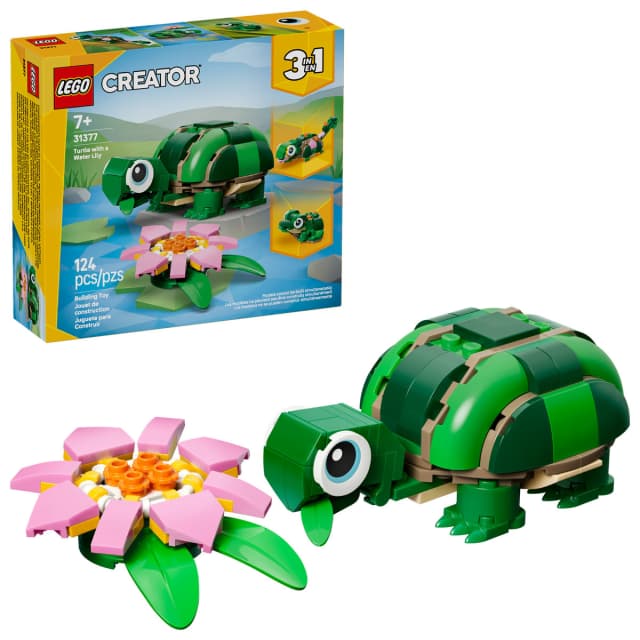 Brinquedo Lego 31377 Tartaruga com Flor
