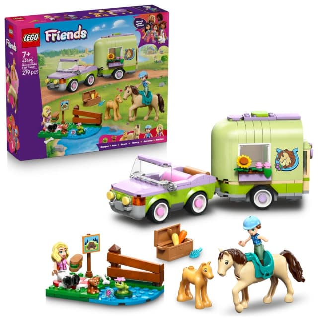 Remolque para Cavalo e Potrillo Lego 42695
