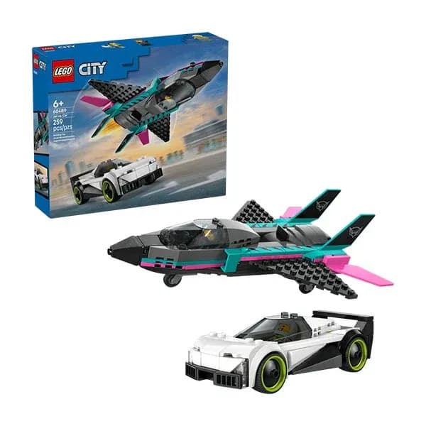 Blocos de Montar Lego Jet Vs. Carro