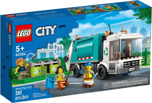 Caminhão de Lixo Lego City 60386 (261 Peças)