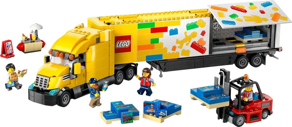 Caminhão de Entrega Lego City 60440 1061 Peças