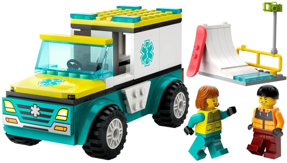 Ambulância Lego City 60403 (79 Peças)