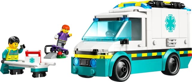Blocos de Montar Lego City Ambulância de Emergência - 60451 (184 Peças)