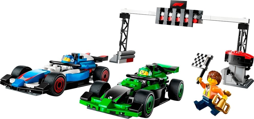 Blocos de Montar Lego City Carros de Corrida Vcarb & Sauber - 60474 (313 Peças)