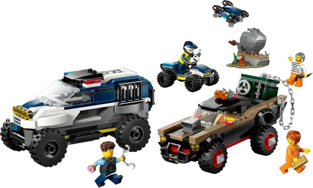 Blocos de Montar Lego City Perseguição Policial Off-Road - 60449 (467 Peças)